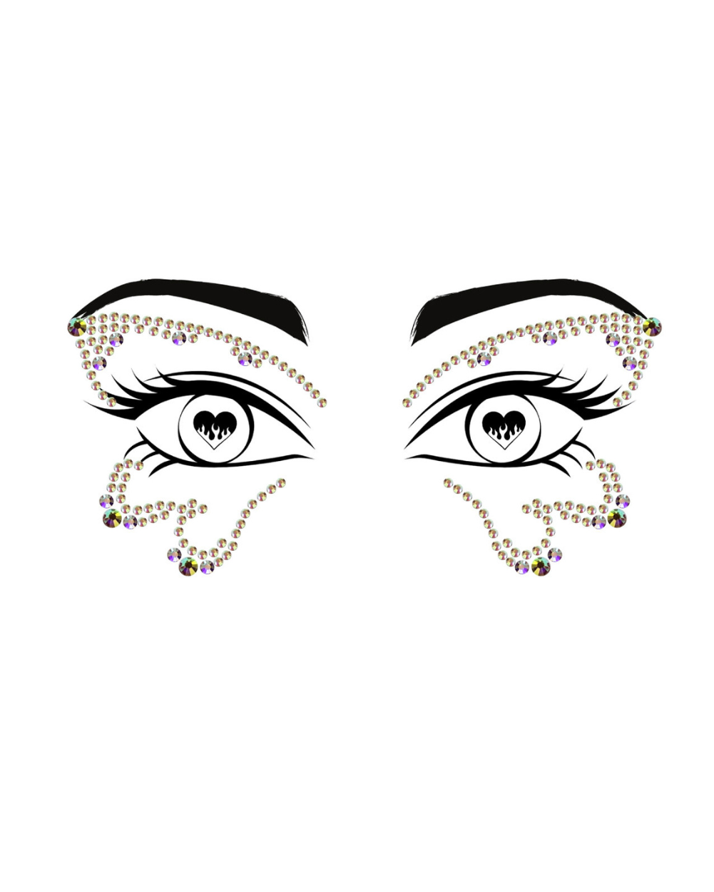 11 Butterfly- Iridescent Face Jewel