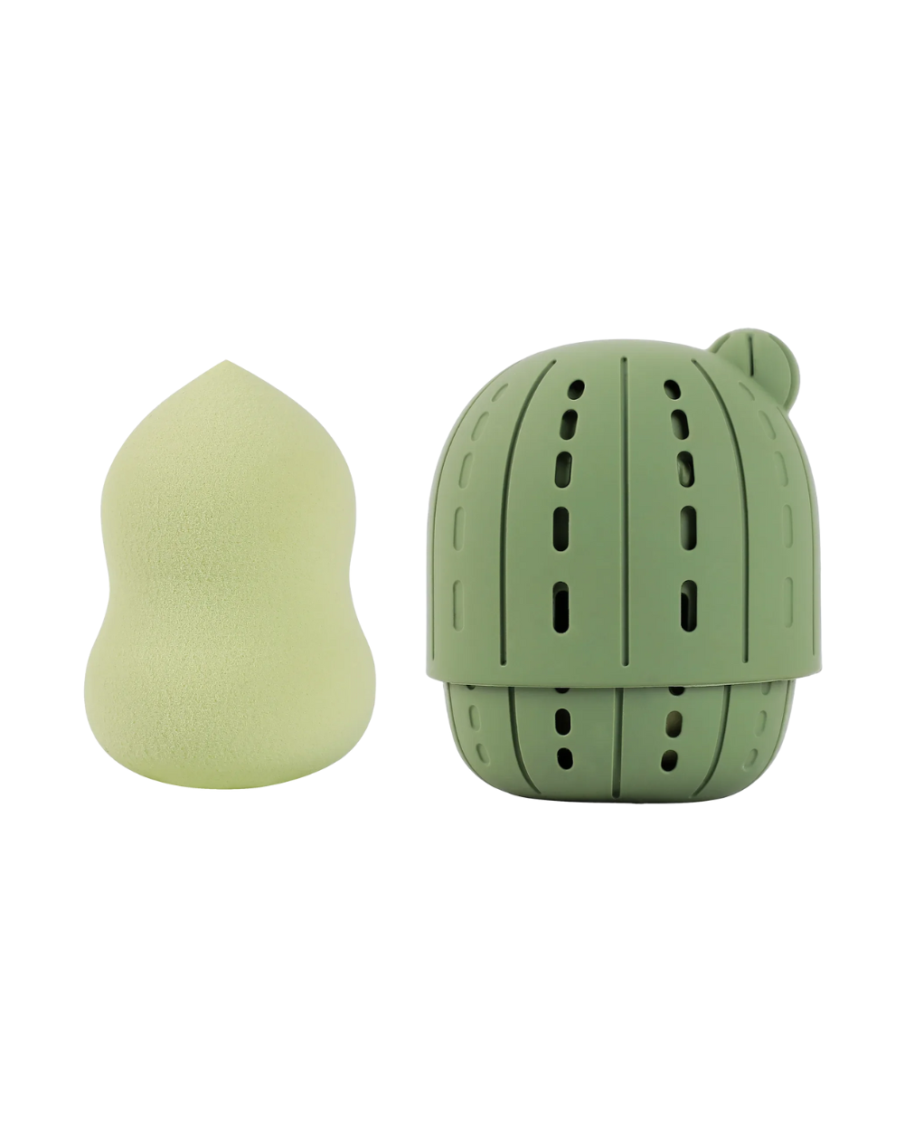 Blend & Wander Makeup Sponge with Cactus Case