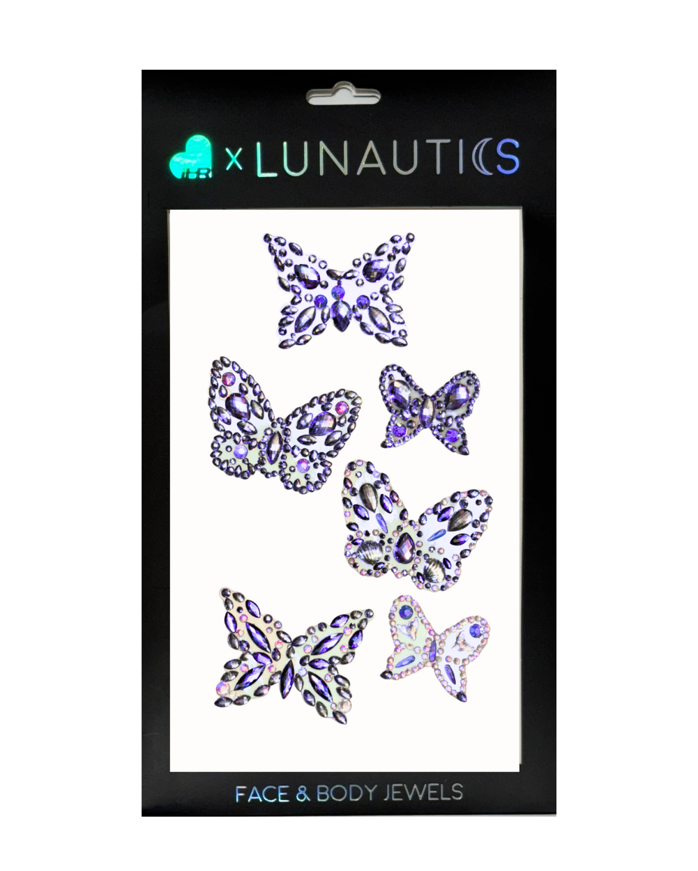Crystal Wings - Body Jewel Mix Pack - Lunautics Body Jewel