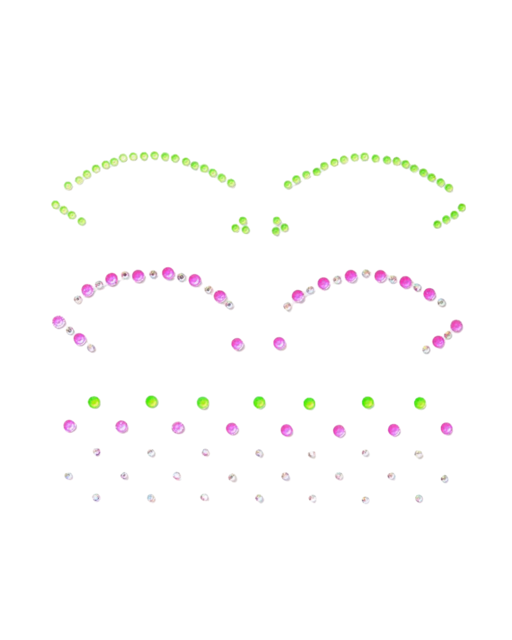 Neon Cut Crease Face Jewel - Lunautics Face Jewel