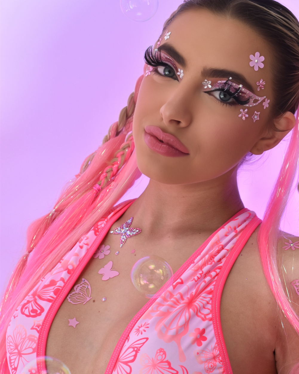 Garden Party - Pink Body Jewel & Decal Mix Pack - Lunautics