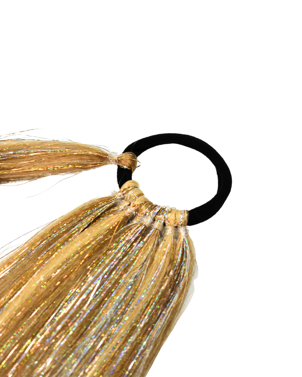 Blonde Bombshell - Natural Ponytail Extension with Tinsel - Lunautics