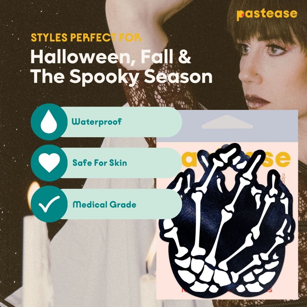 Hands On- Skeleton Nipple Pasties by Pastease®