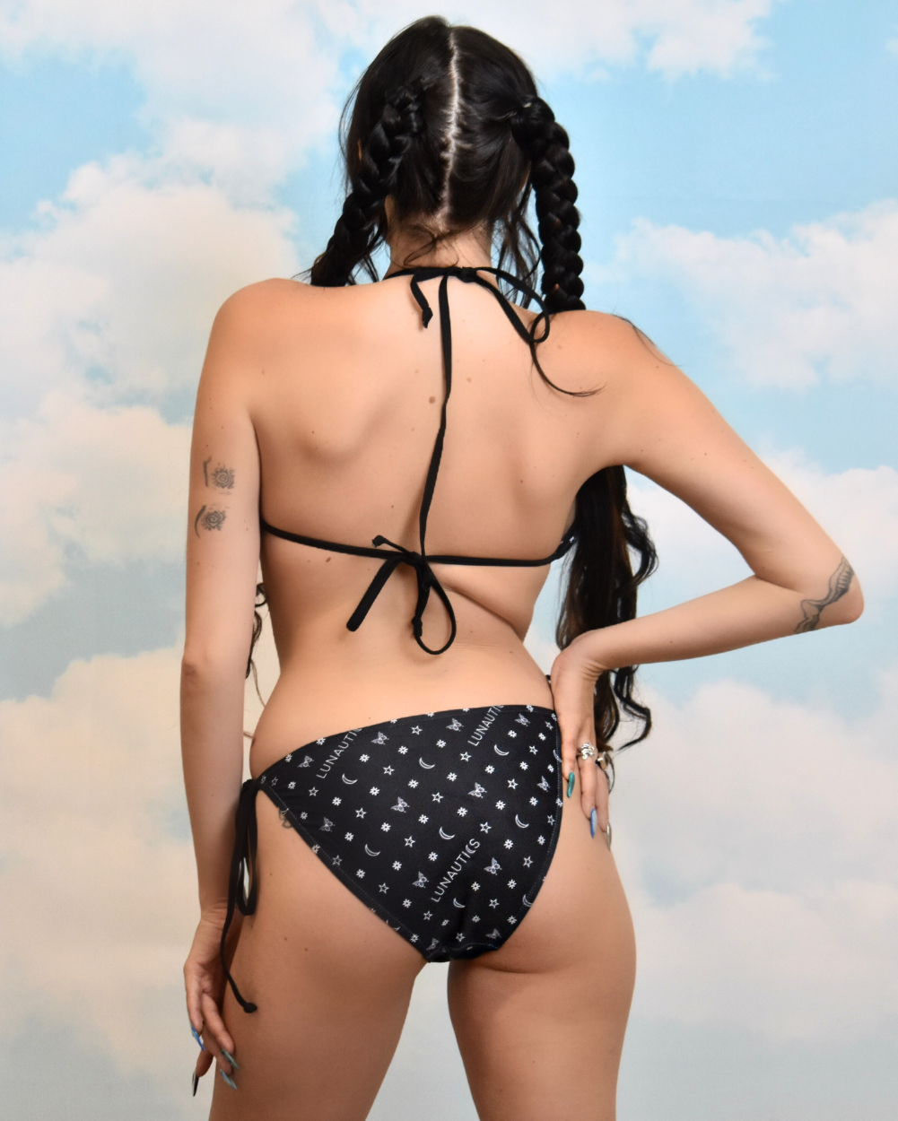 Icon Logo Print String Bikini