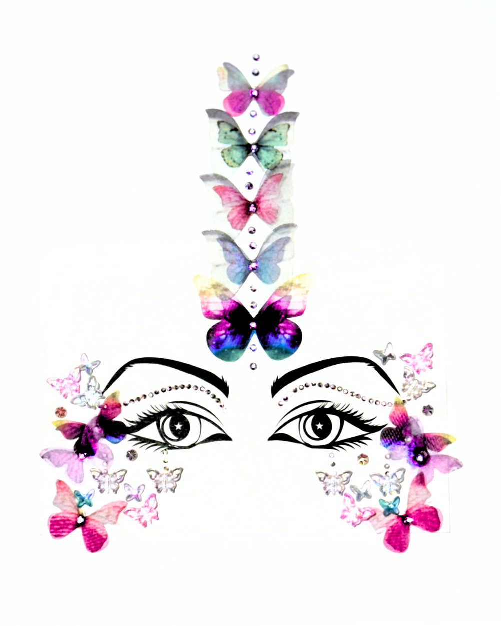 Butterfly Mirage - Hair & Body Jewel Mix Pack