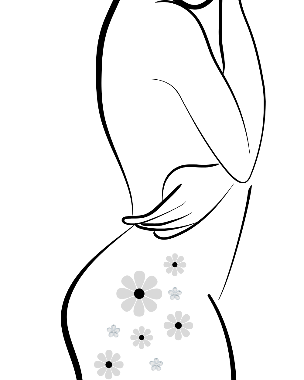Disco Daisy- Holographic Pasties & Body Stickers - Lunautics Body Jewel