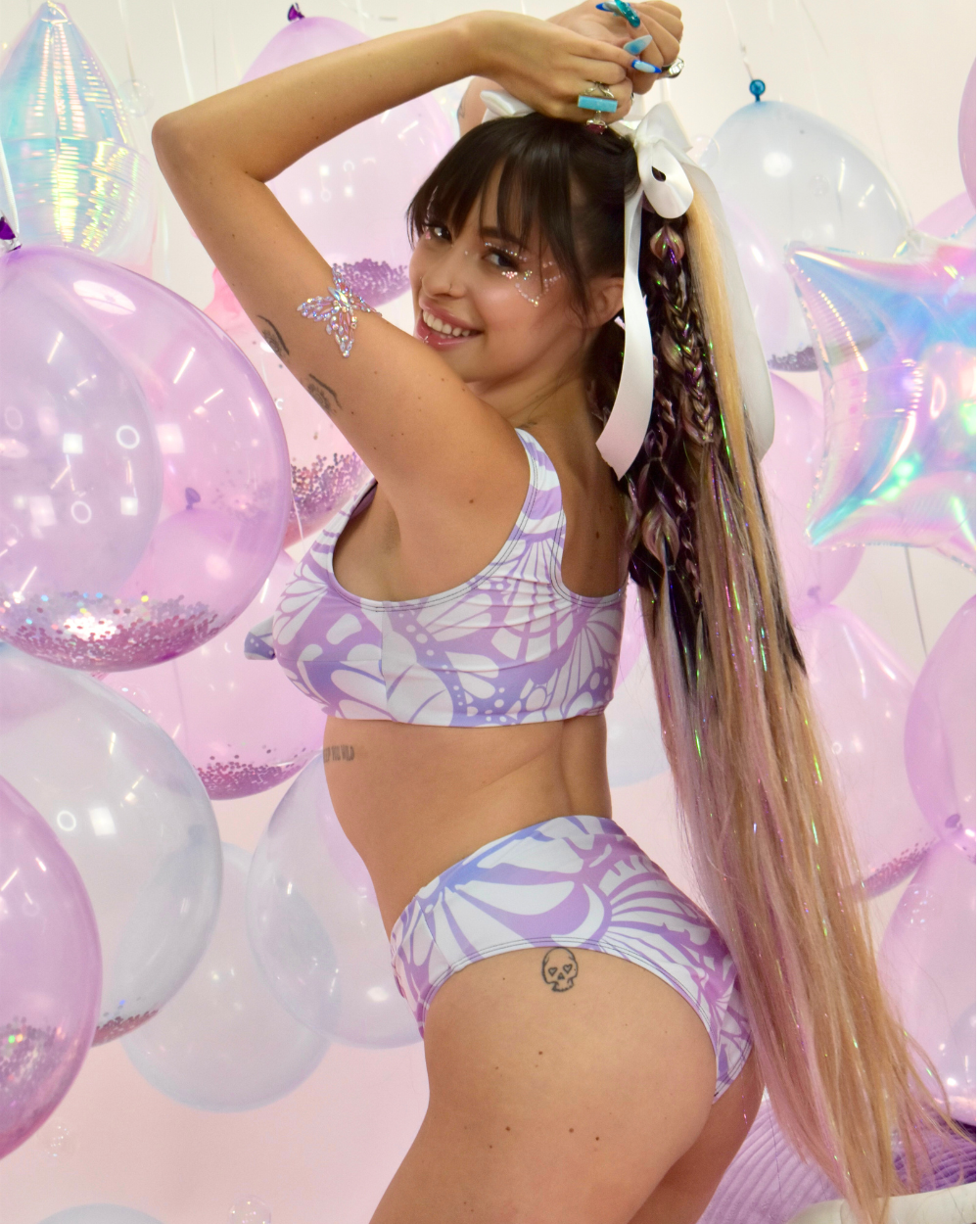 Blush Kisses Butterfly Bikini Swimsuit - Lunautics