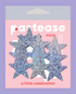 Body Minis: 10 Mini Silver Glitter Stars Nipple & Body Pasties by Pastease® o/s - Lunautics Pasties