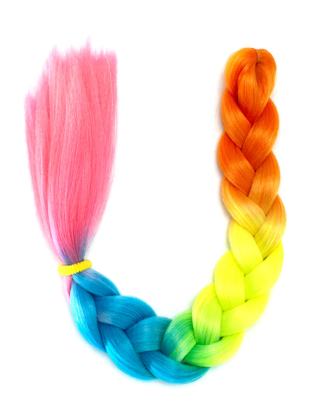Stellar - Rainbow Ombre Braid-In Hair - Lunautics Braid-In Hair