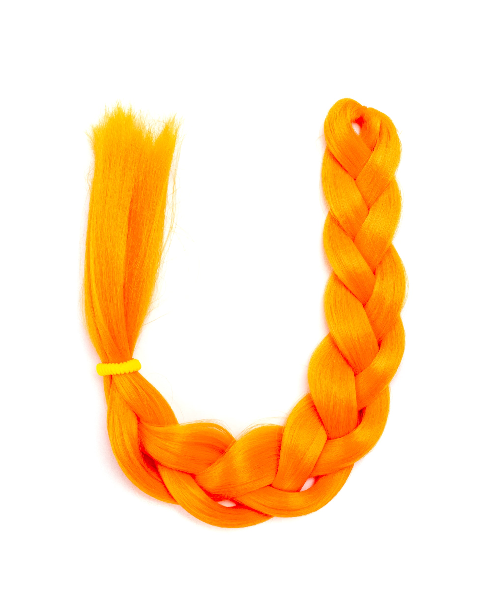 Bang - Bright Orange Hair Extension - Lunautics Braid-In Hair