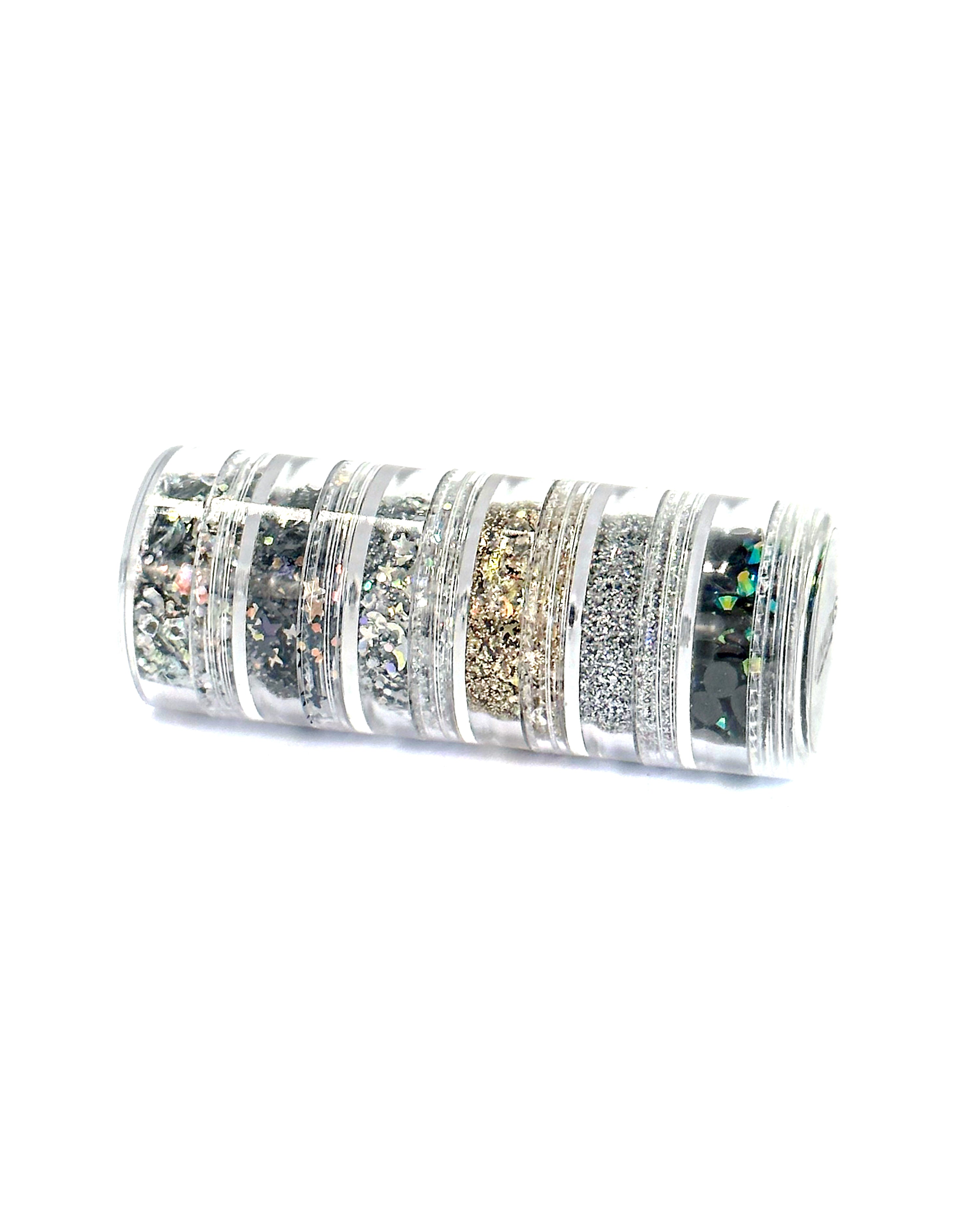 Celestial Dreams - Iridescent Black Glitter and Jewel Stack - Lunautics Glitter and Jewel Stack