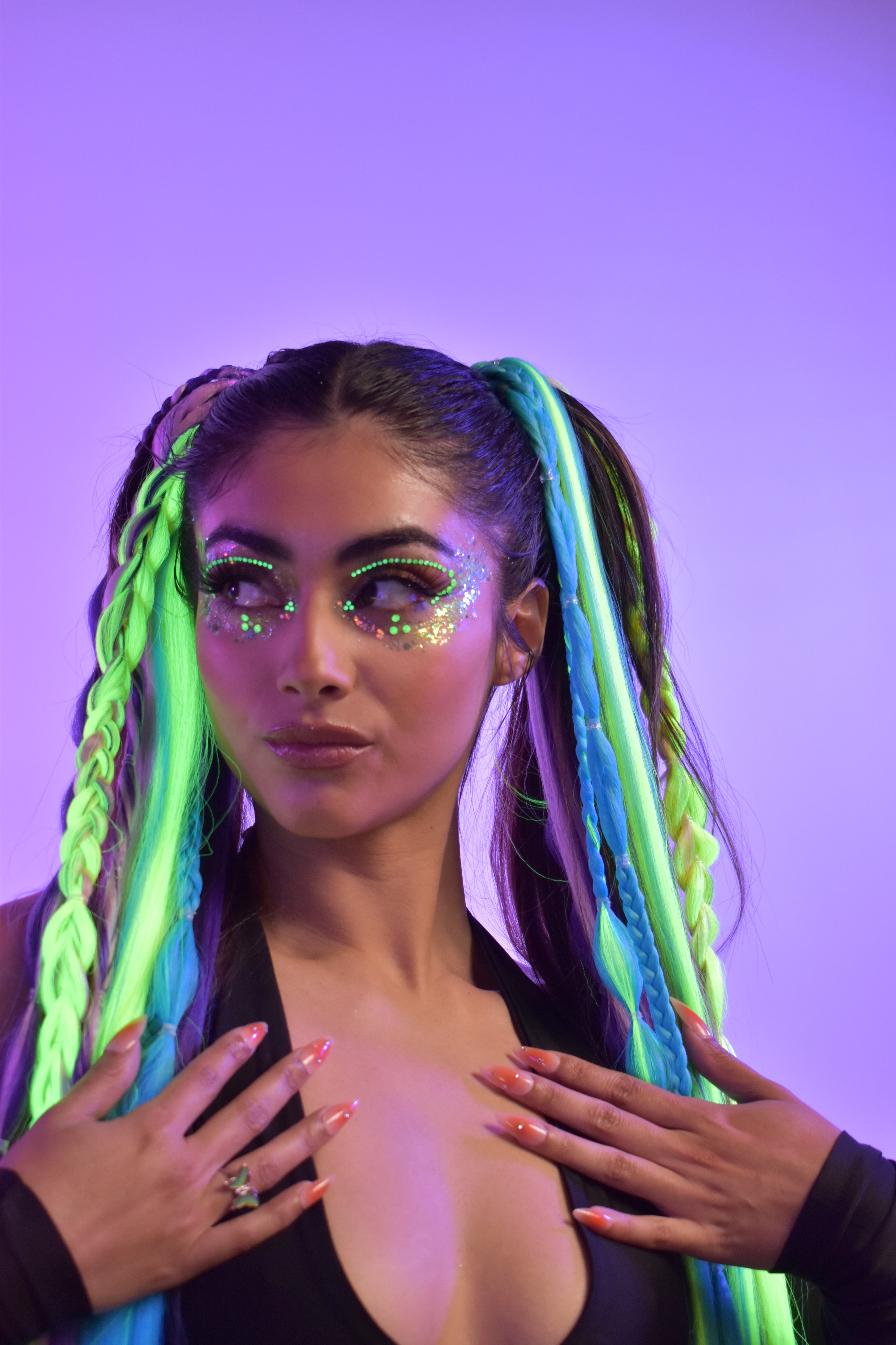 Neon Face Gem - Cut Crease Face Jewel - Lunautics Face Jewel