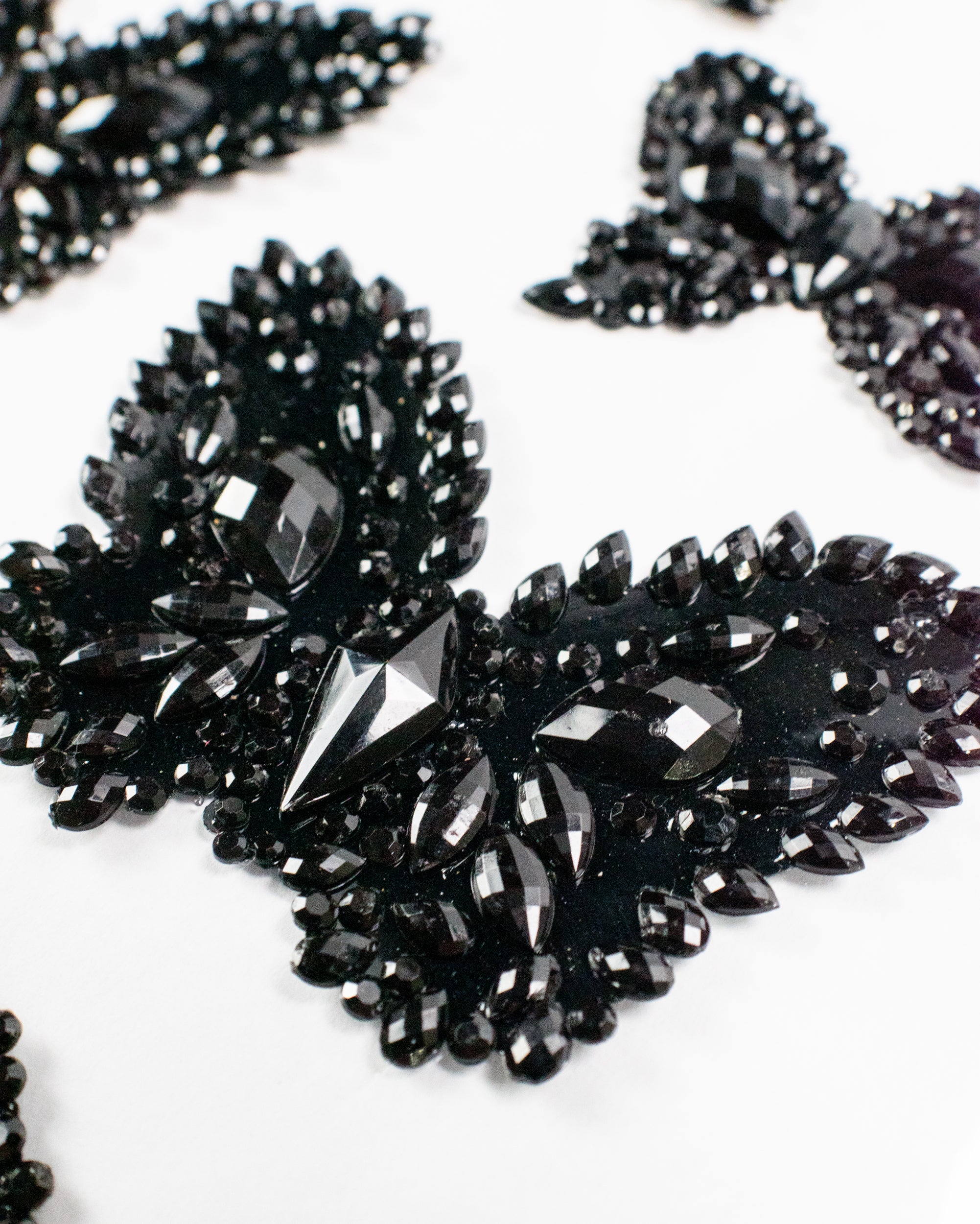 Midnight Mariposa - Black Butterfly Rhinestone Body Jewel Mix Pack
