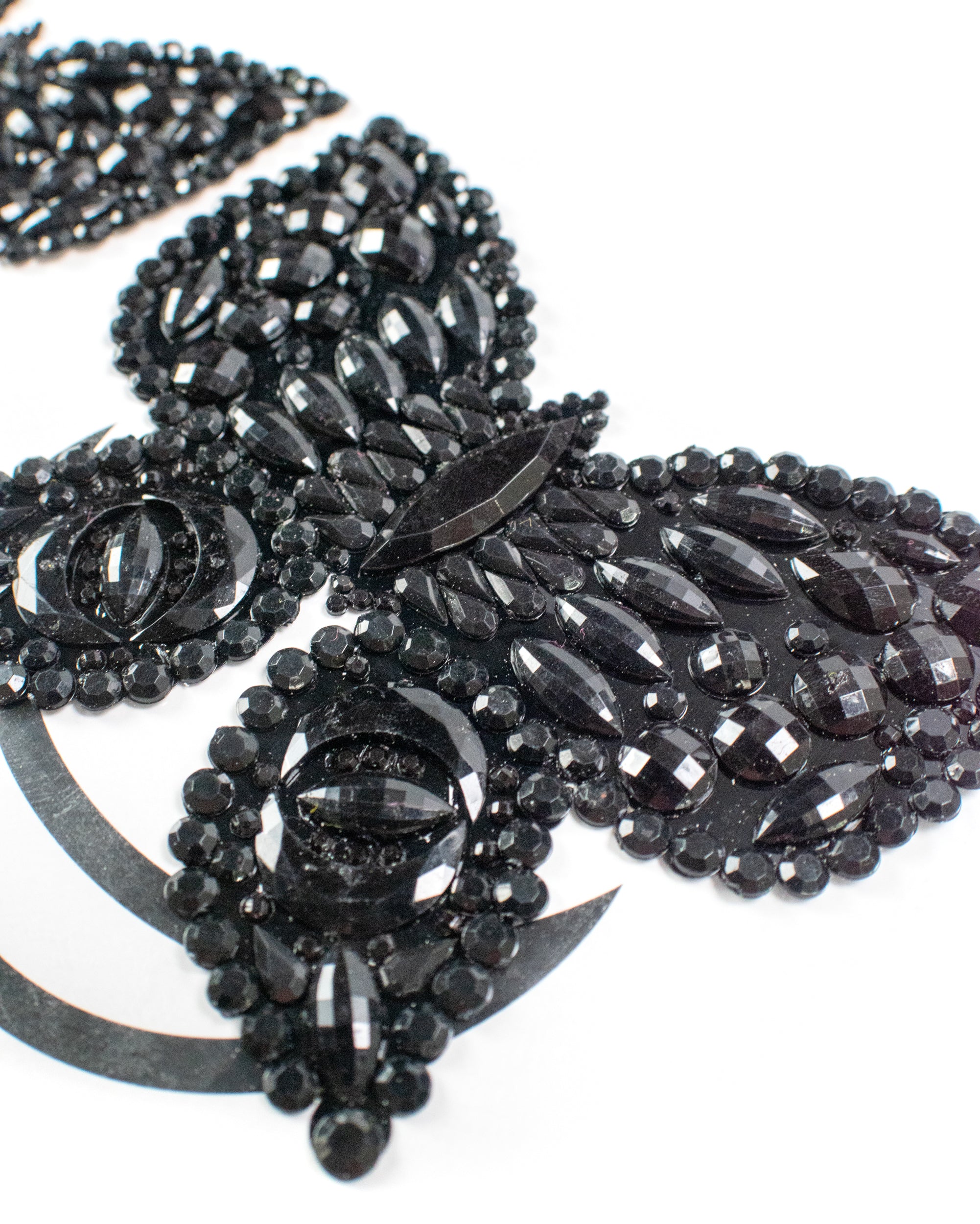 Midnight Mariposa - Black Butterfly Rhinestone Body Jewel Pasties