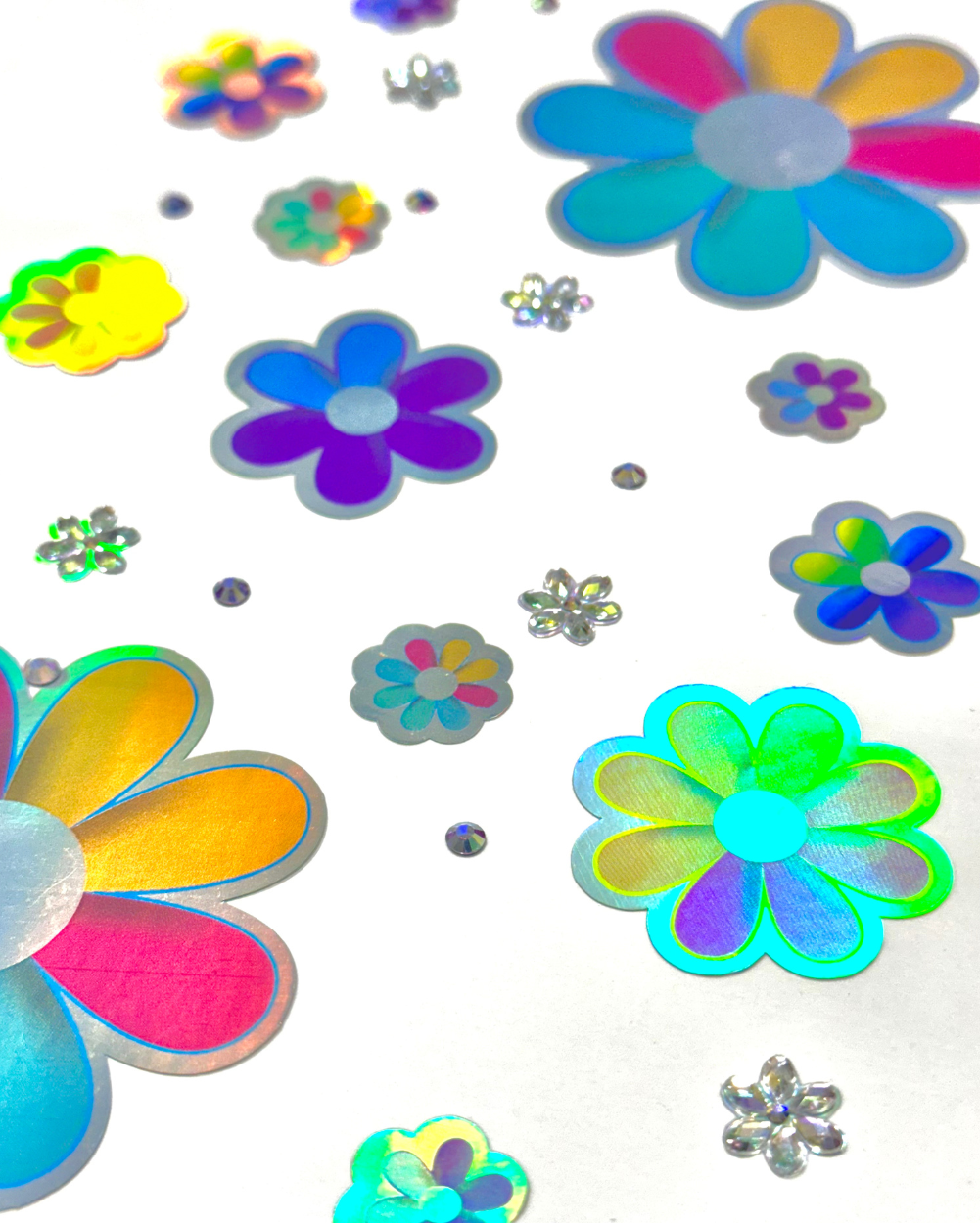 Disco Daisy- Holographic Pasties & Body Stickers - Lunautics Body Jewel