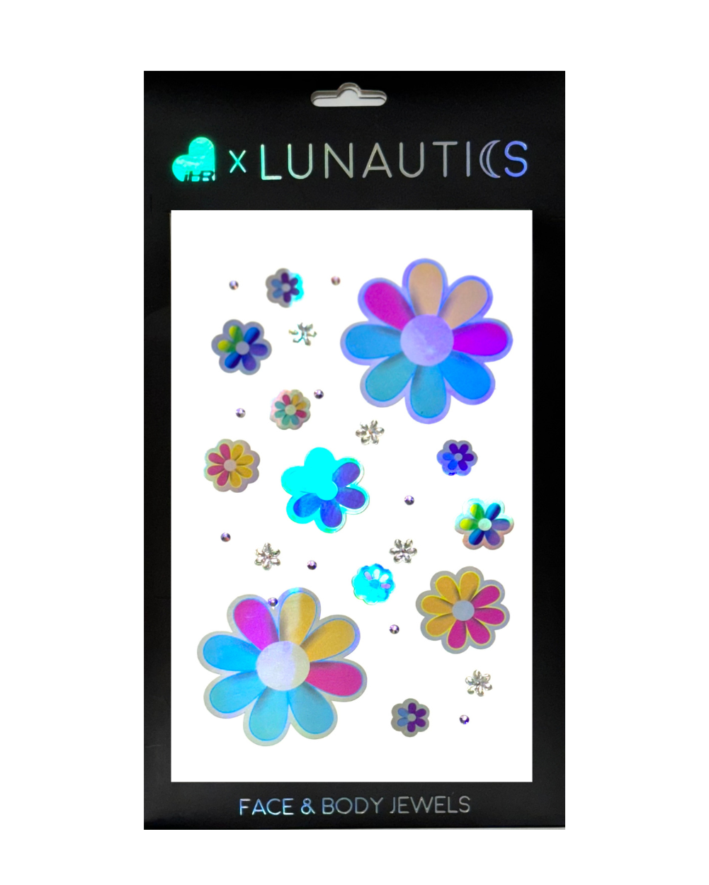 Disco Daisy- Holographic Pasties & Body Stickers - Lunautics Body Jewel