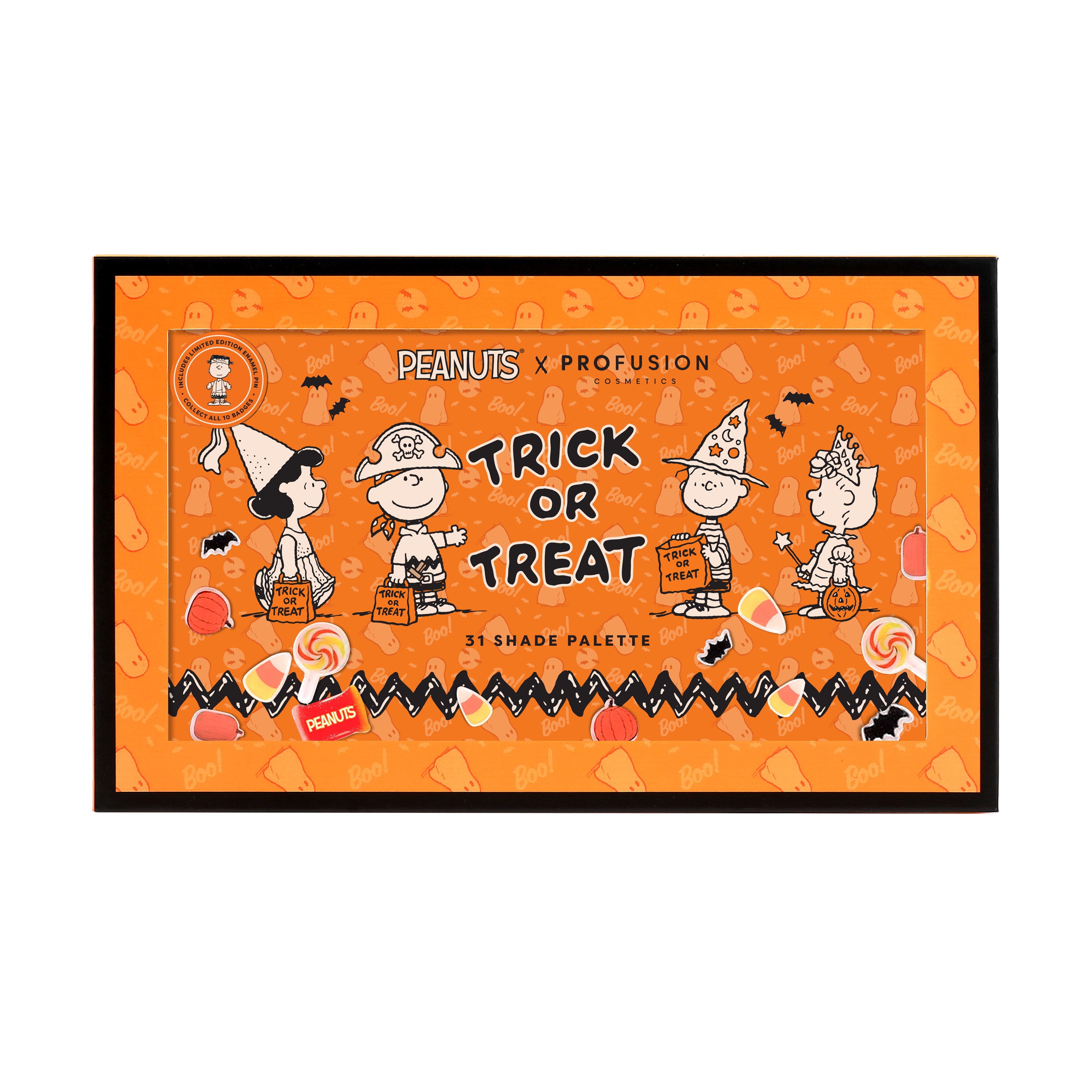Peanuts Halloween | Trick or Treat 31 Shade Palette - Lunautics Eye