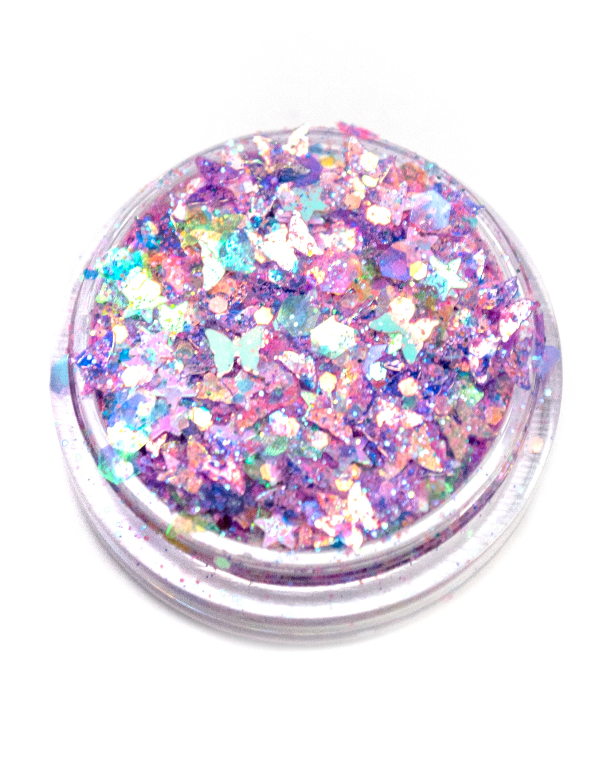Hope - GLIT for Good- Lilac Iridescent Butterfly Chunky Glitter