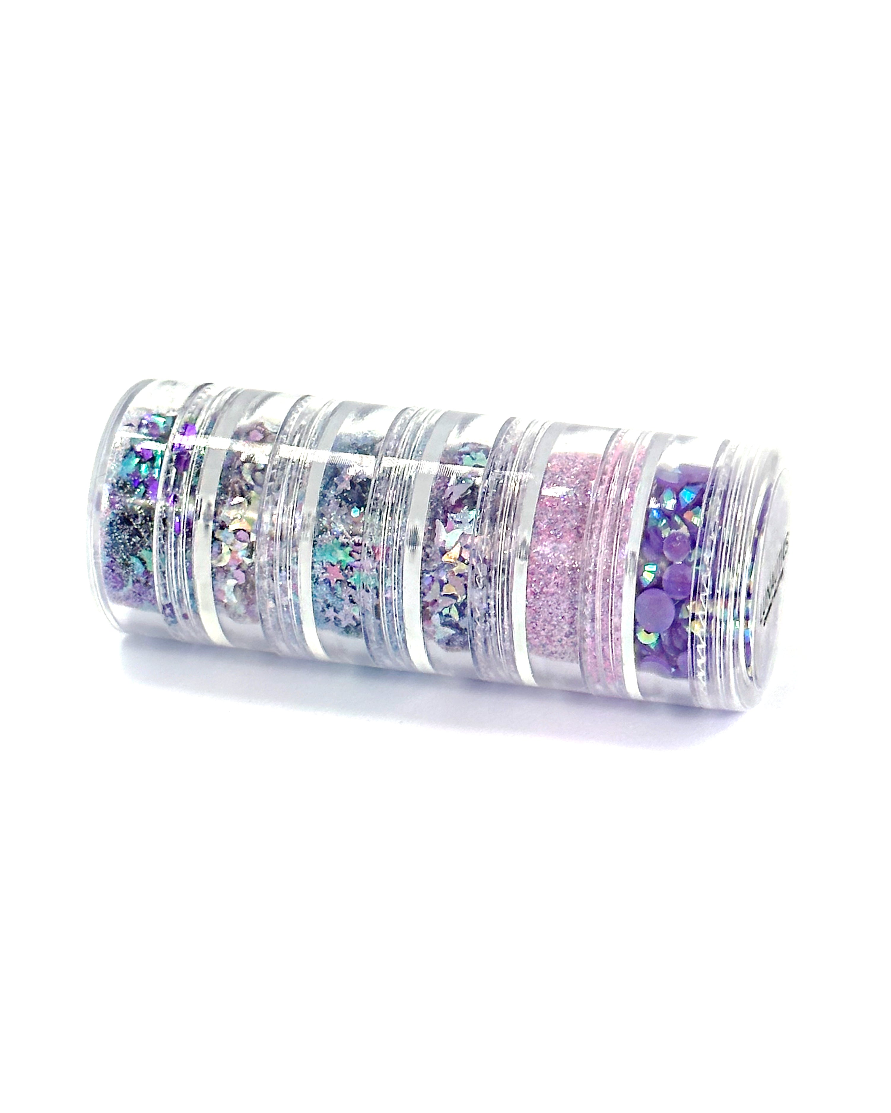 Infinity - Iridescent Purple Glitter and Jewel Stack - Lunautics Glitter and Jewel Stack