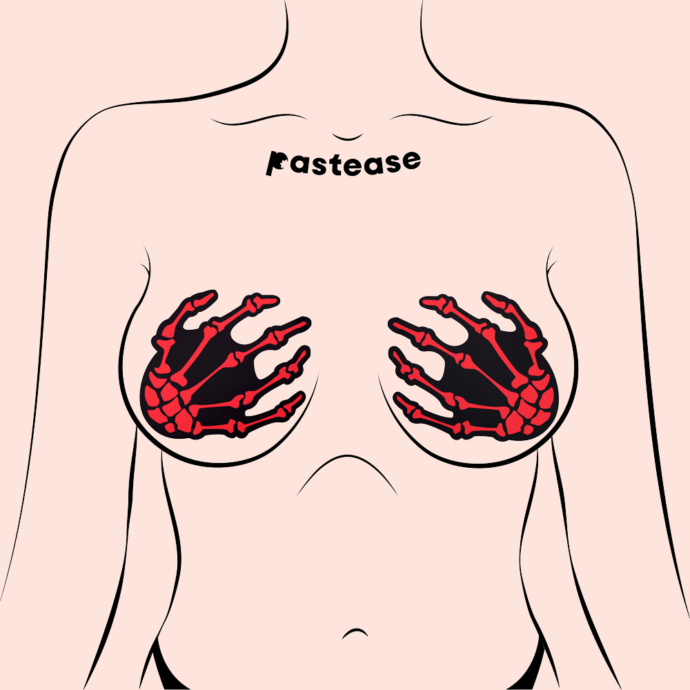 Hands On- Skeleton Nipple Pasties by Pastease®