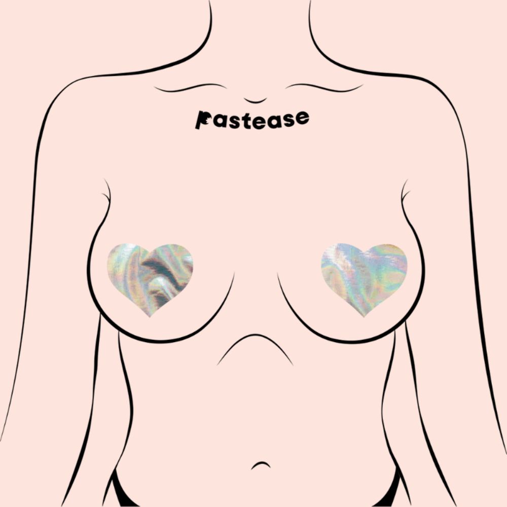 Holographic Heart Pasties by Pastease®