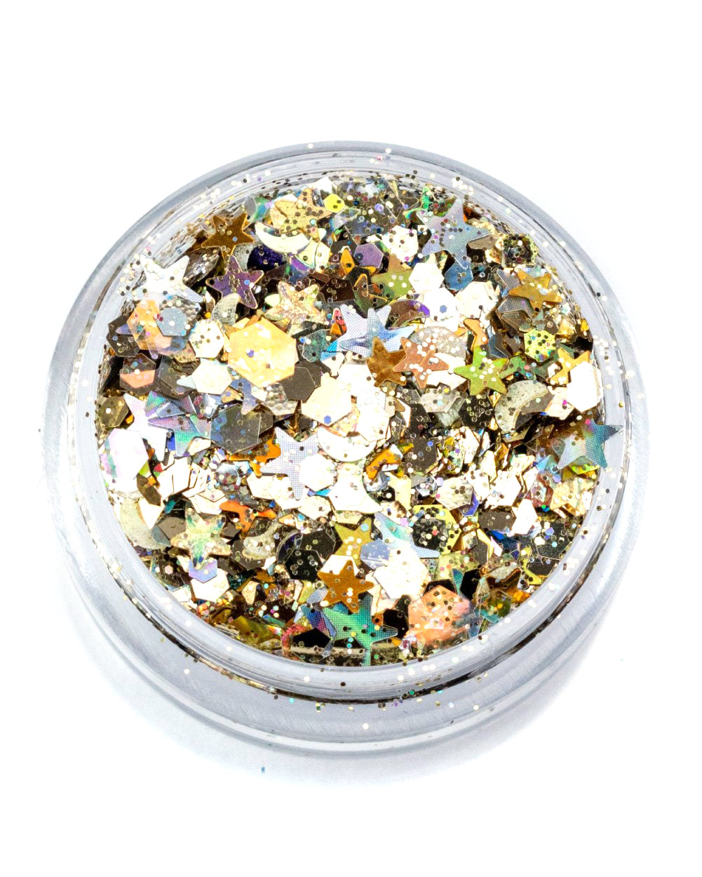 Gold and Silver Chunky Glitter - Sun & Moon - Lunautics Chunky Glitter