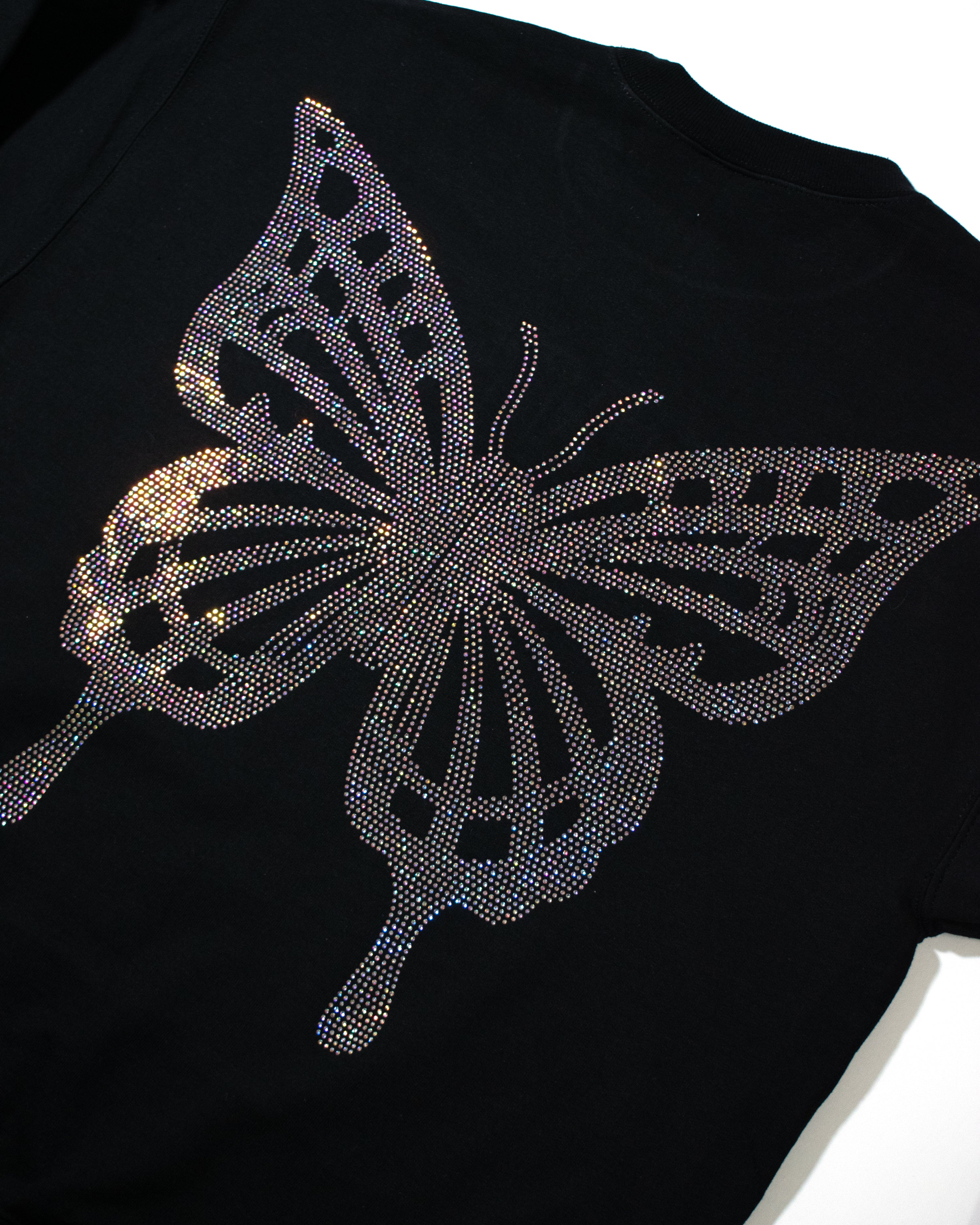 Collegiate Logo Butterfly Crewneck Sweatshirt - Lunautics Sweater