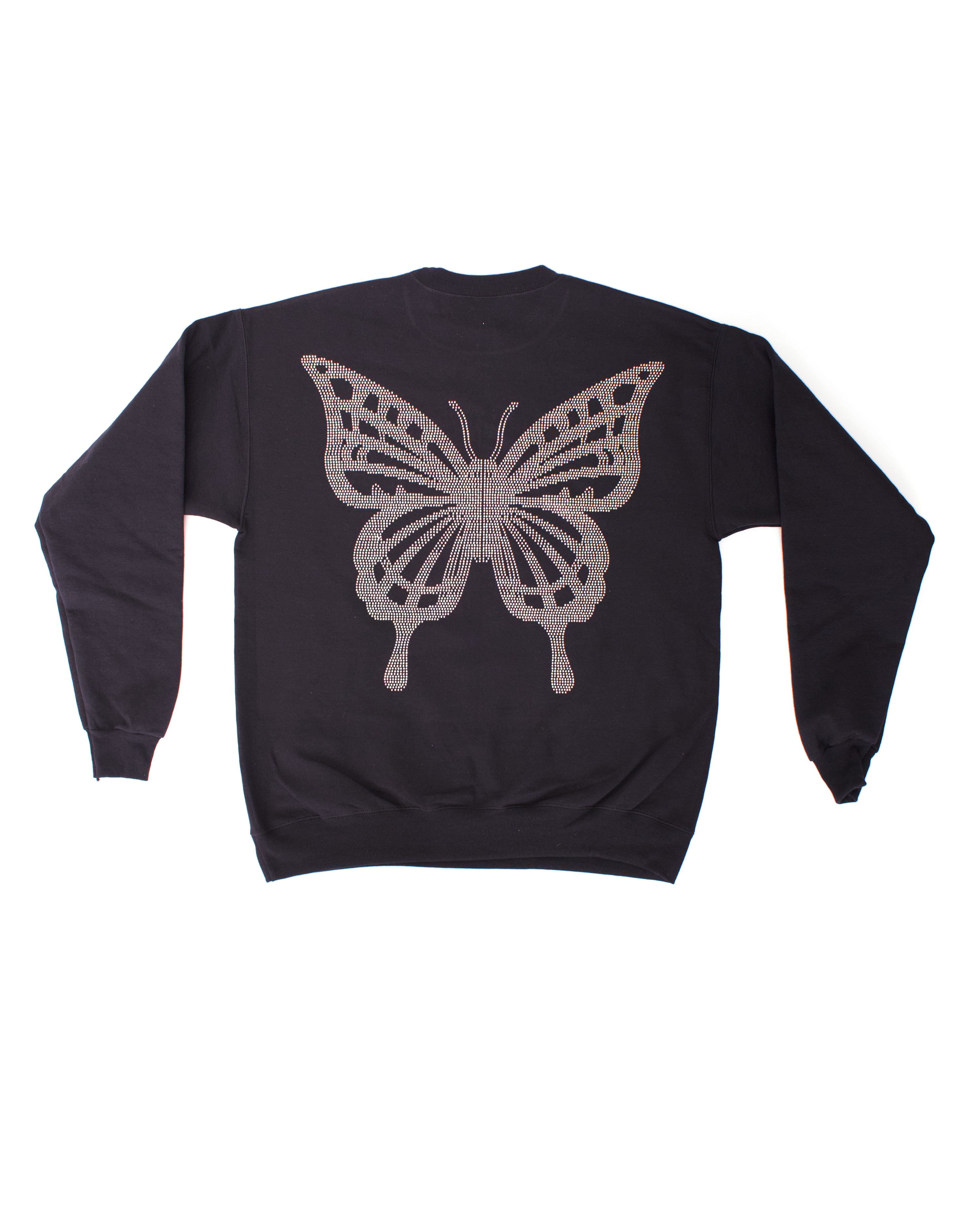 Collegiate Logo Butterfly Crewneck Sweatshirt - Lunautics Sweater
