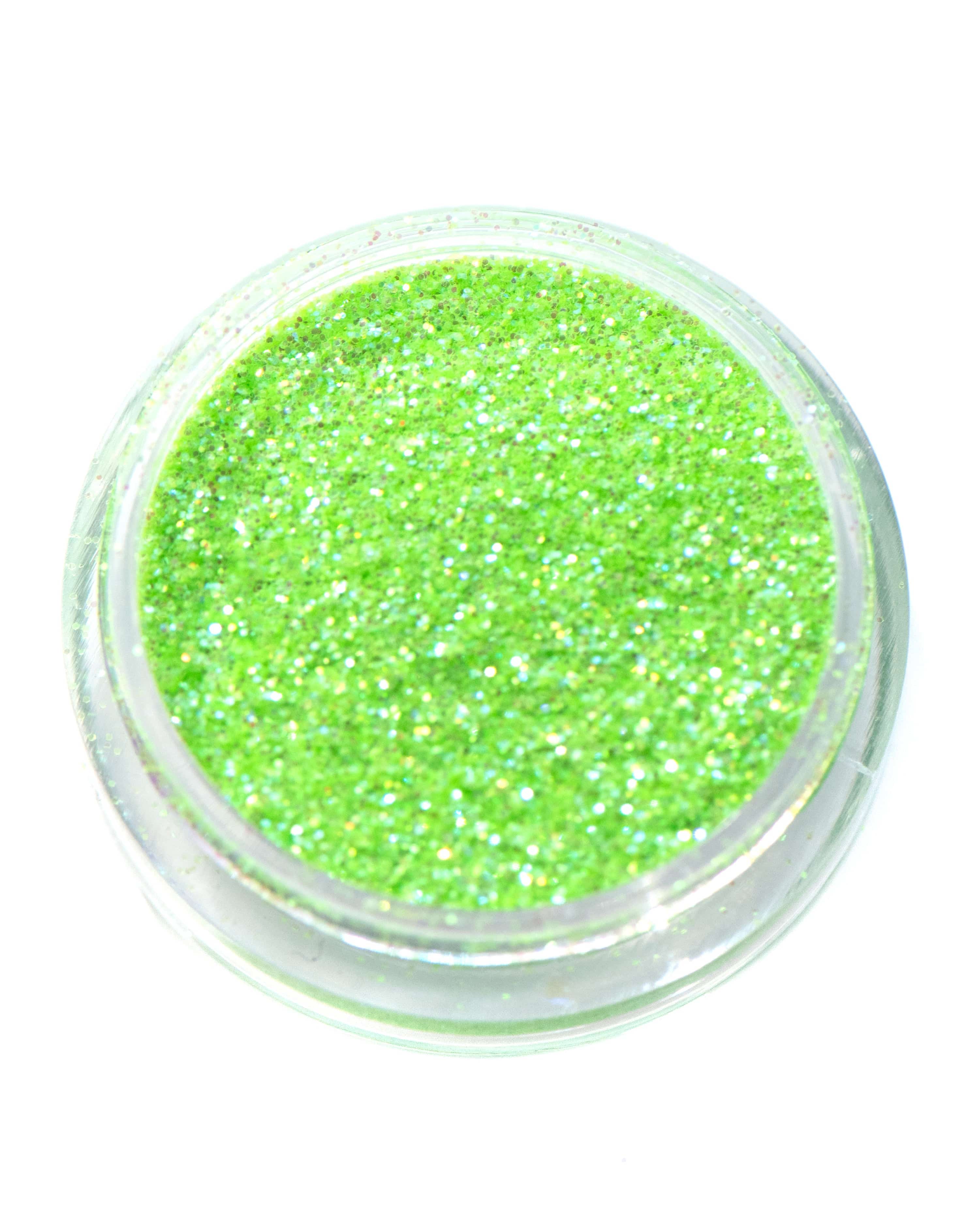Lime Fine - Bright Green Iridescent Fine Glitter - Lunautics Fine Glitter