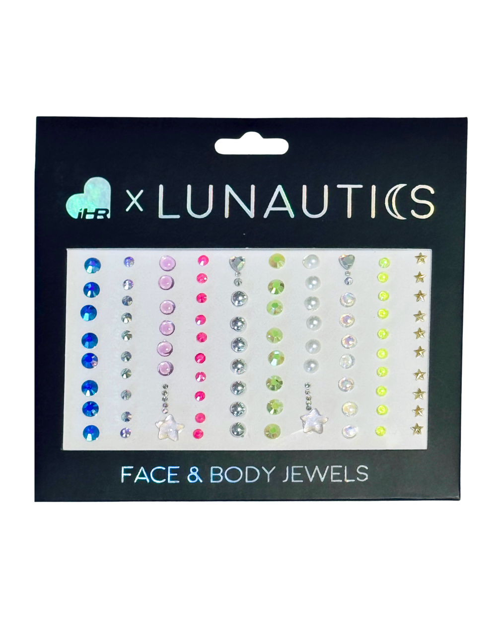 Galactic Drip - Self-Adhesive Jewel Mix Pack - Lunautics Face Jewel