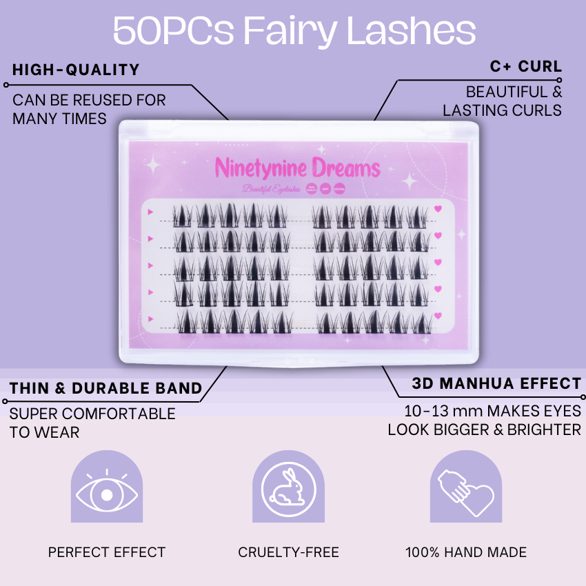 50PCs Fairy Lashes - Lunautics