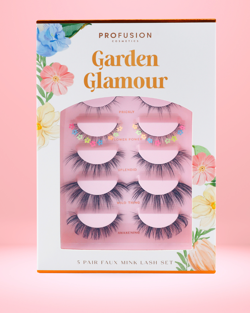 Petal Perfect- 5 Pairs Faux Mink Lash Set - Lunautics Eye