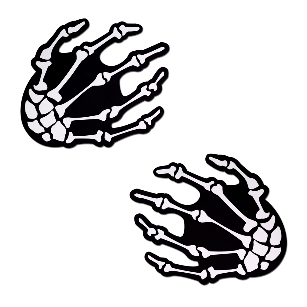 Hands On- Skeleton Nipple Pasties by Pastease®