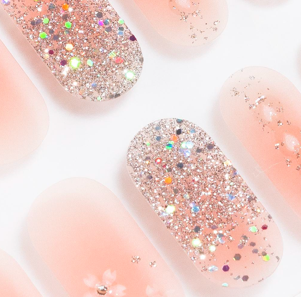 Daisy Shine Gel Nails - Lunautics Nail Sticker