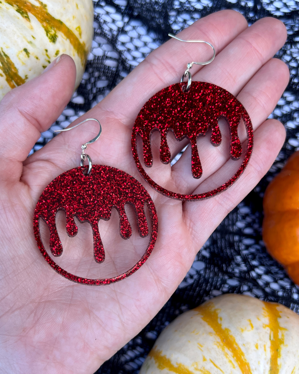 I Bleed Glitter Earrings- Nomad Kandi - Lunautics Earrings