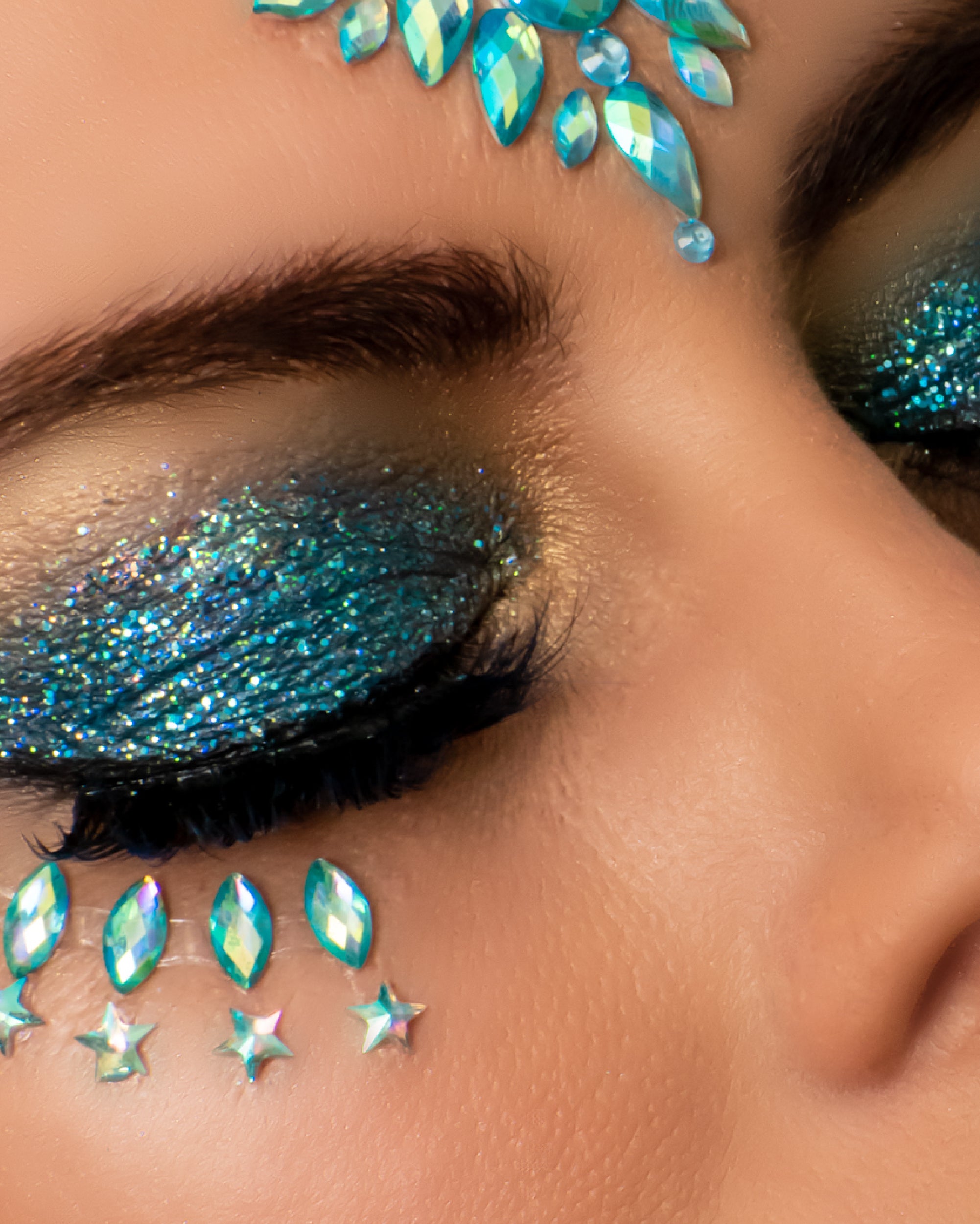 Holographic Fine Blue Glitter - Peace - Lunautics Fine Glitter