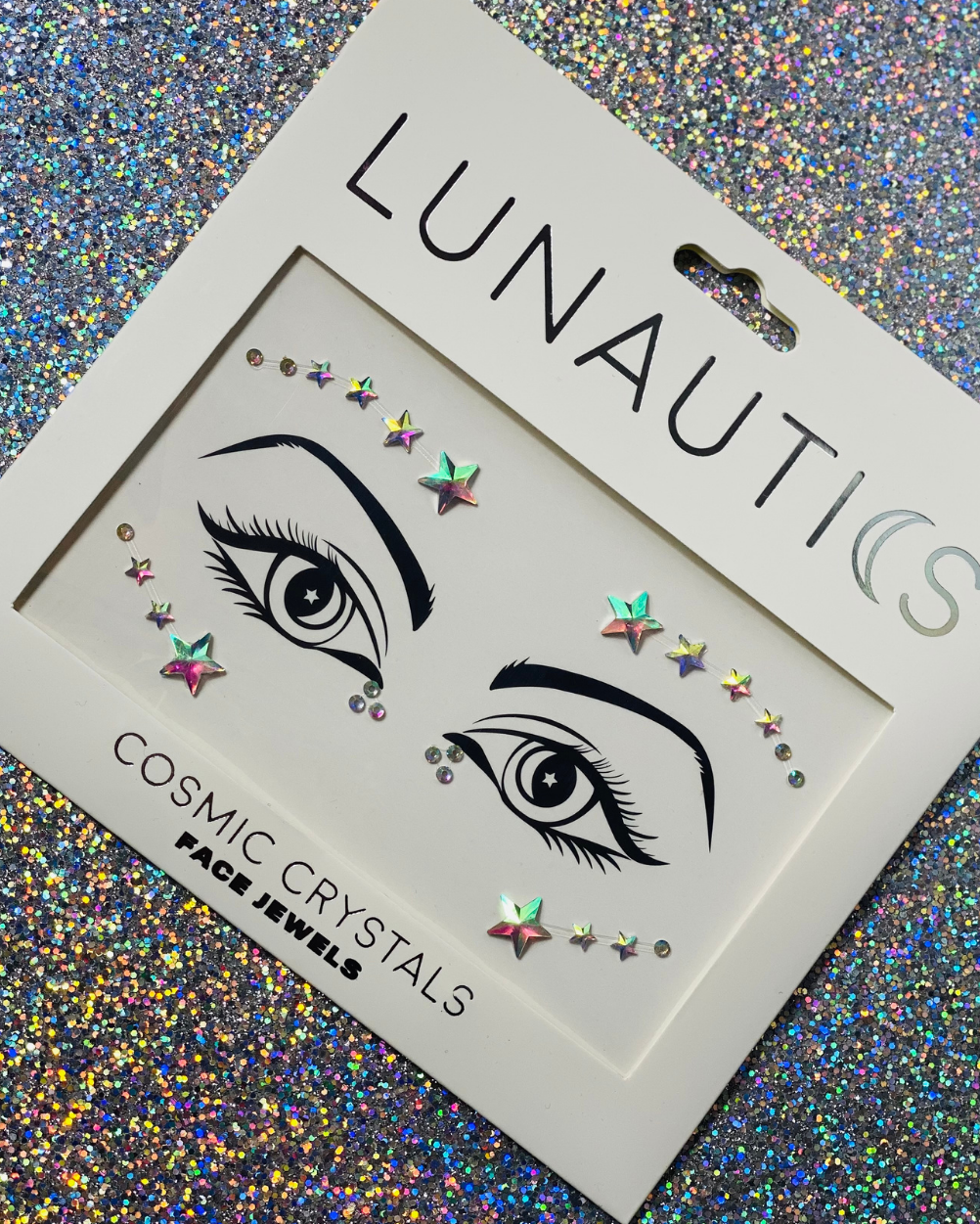 Iridescent Star Face Jewel - Cece - Lunautics