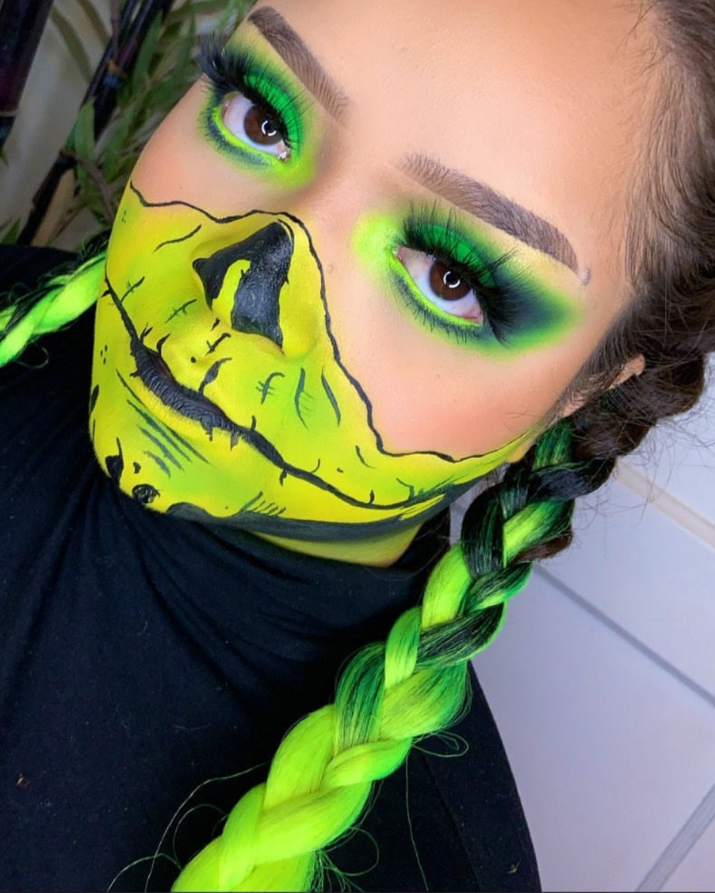 Crypto - Neon Yellow Ombré Hair Extension - Lunautics Braid-In Hair