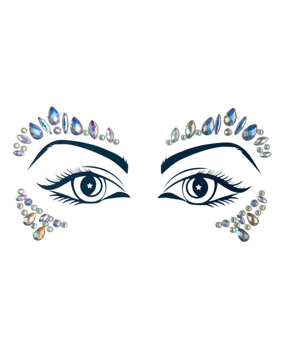 Glow in the Dark Face Jewel - Solar Flare - Lunautics