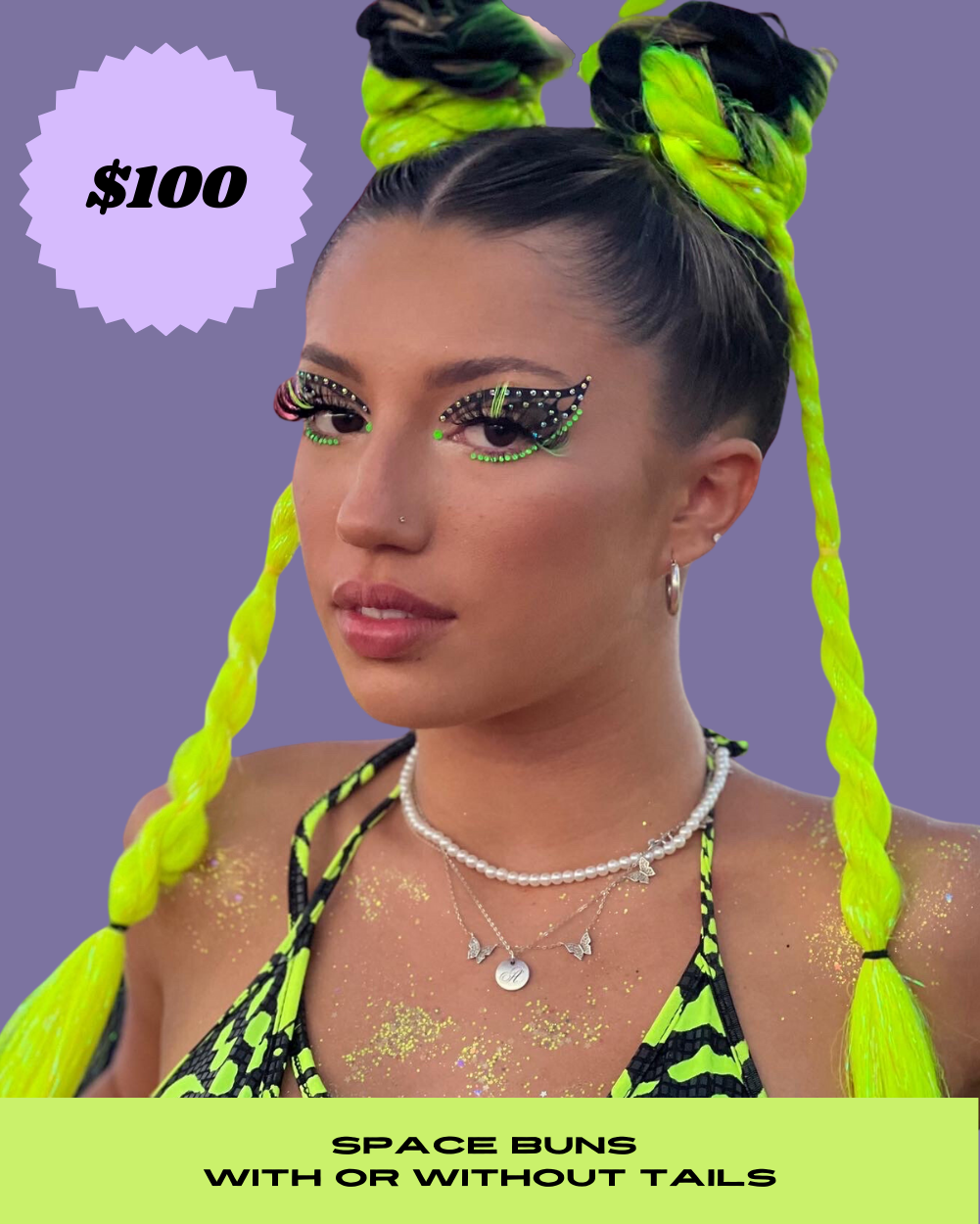 Beauty Bar Reservation- Deposit- Lux Rave - Lunautics Service
