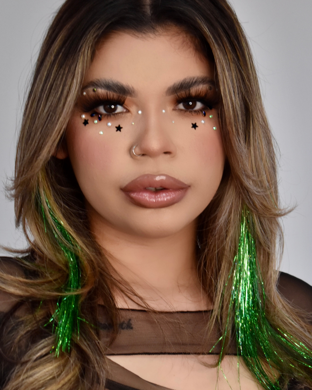 Black and Iridescent Face Jewel Mini Mix Pack - Stella - Lunautics
