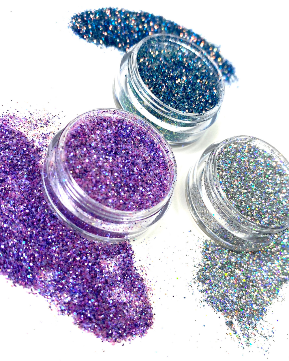 Holographic Silver Fine Glitter - Lunautics Fine Glitter