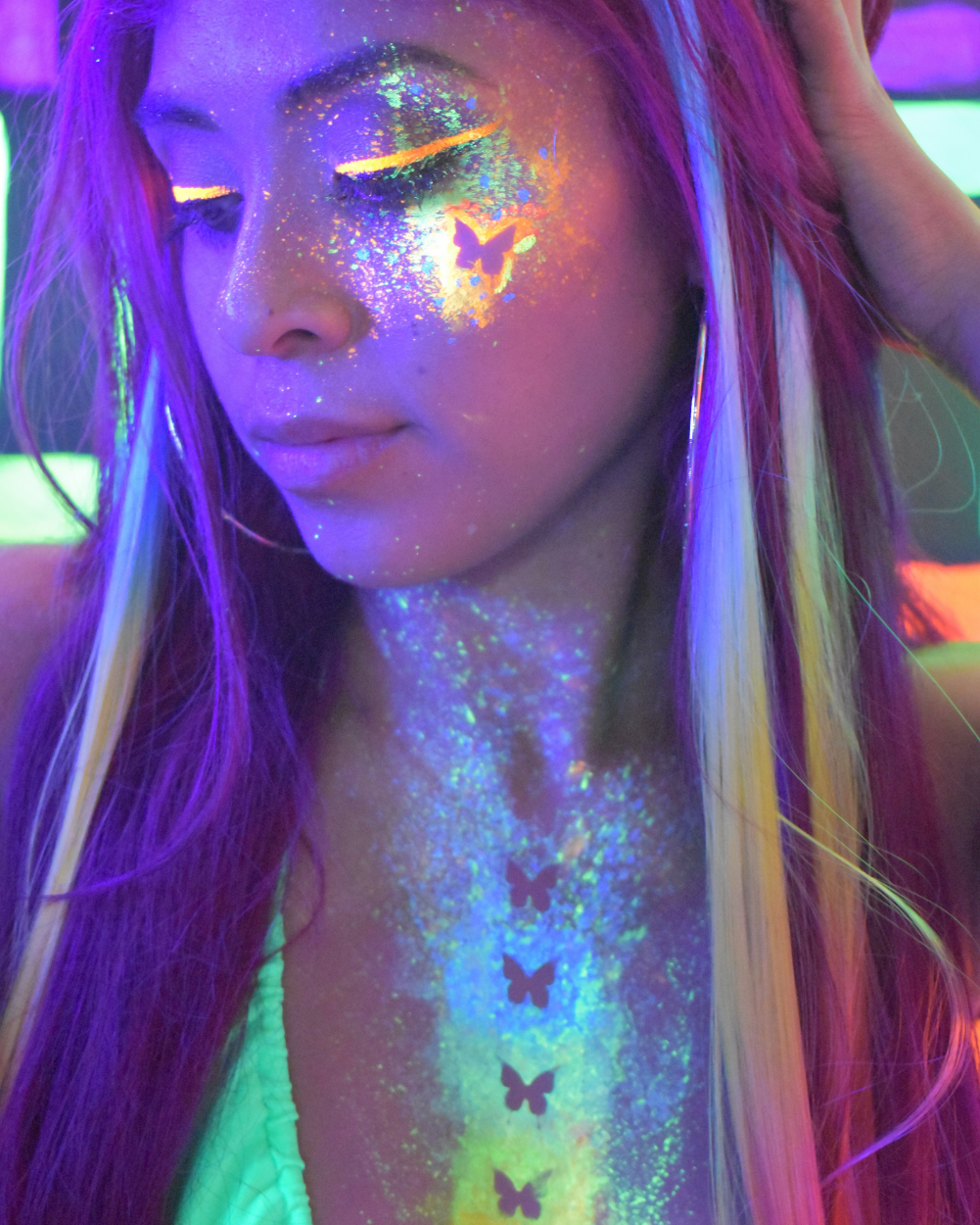 Ombre Rainbow Clip-In Hair Extensions | Lunautics Hair Extensions