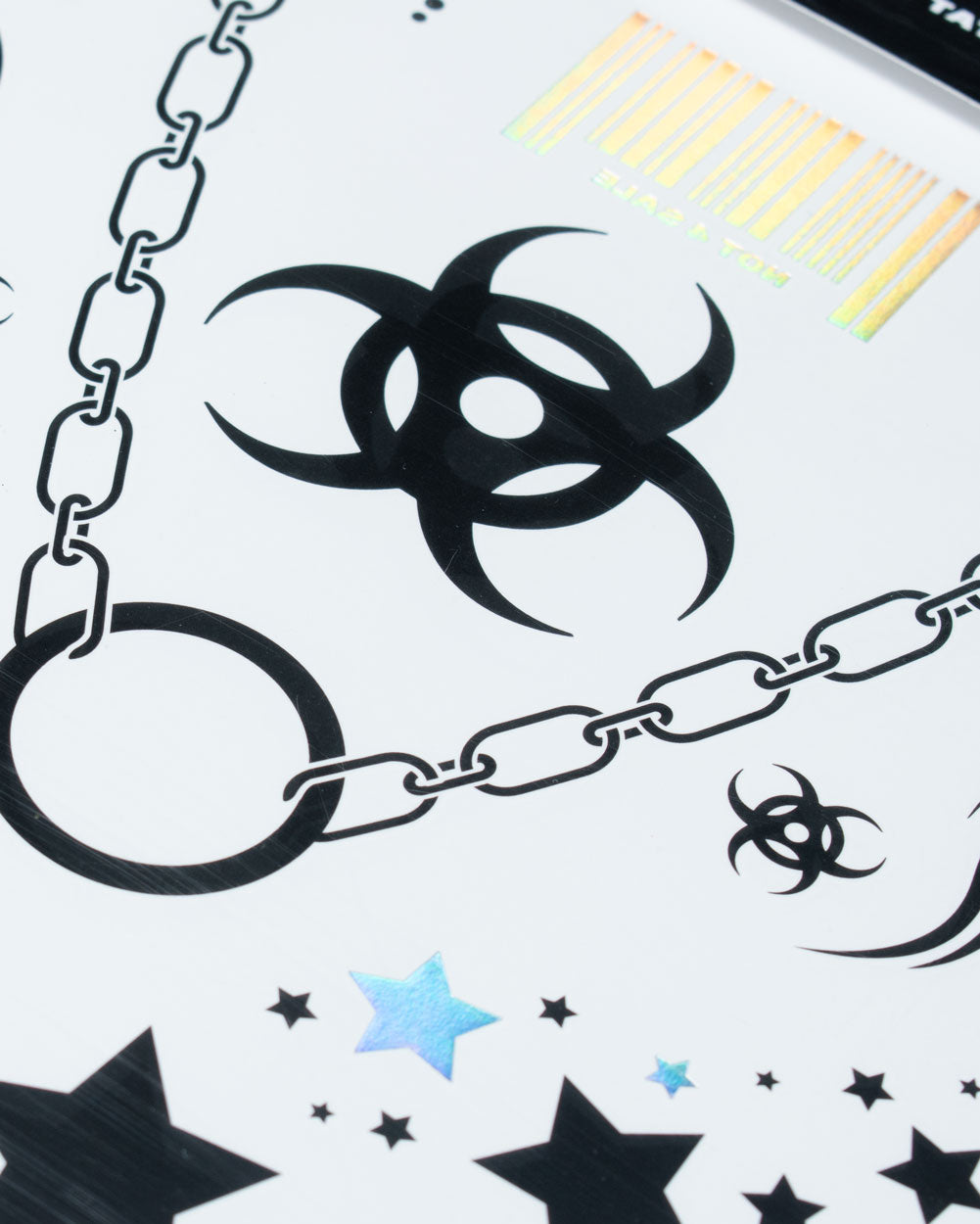 Holographic Temporary Tattoos - Toxic | Lunautics