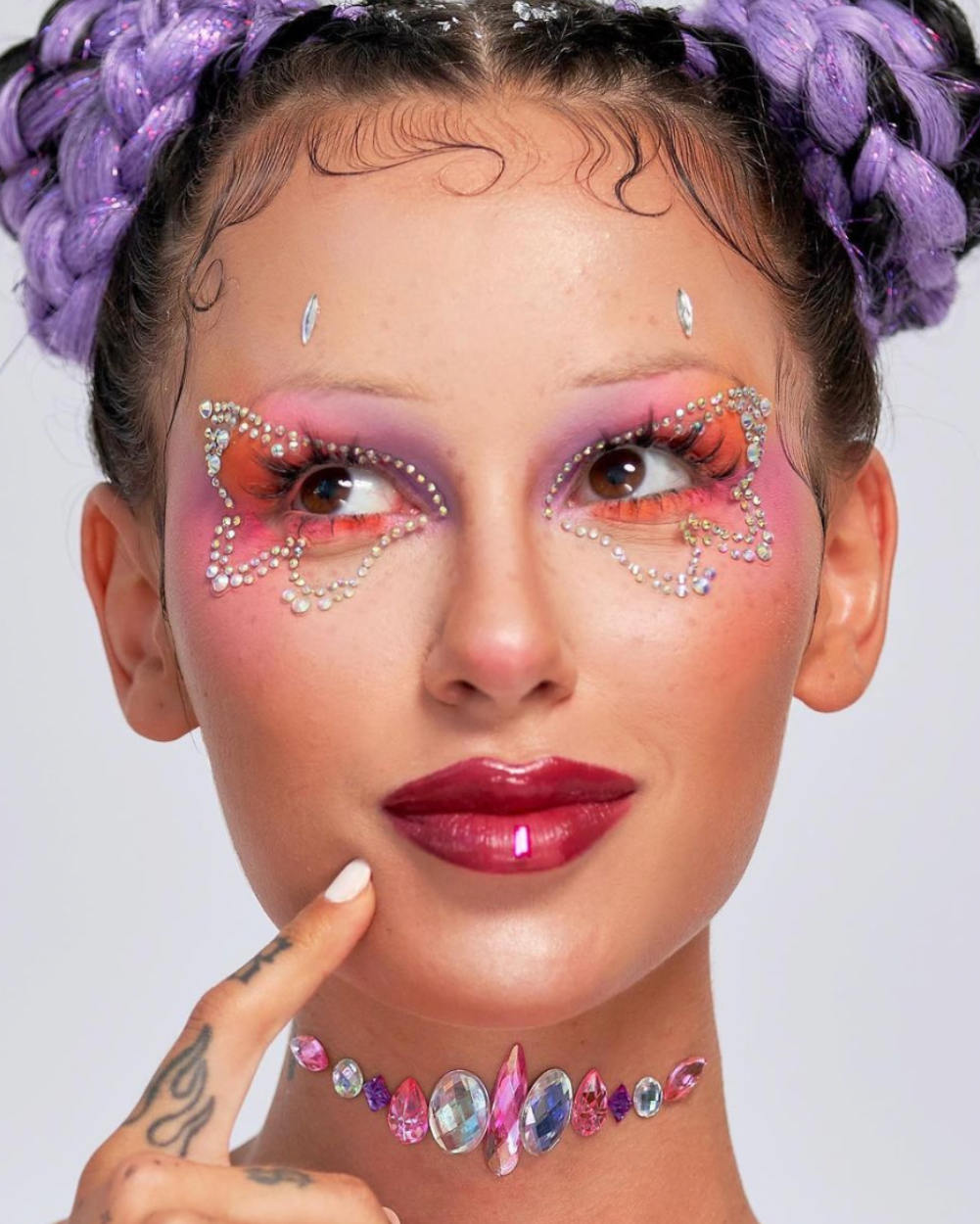 11 Butterfly- Iridescent Face Jewel