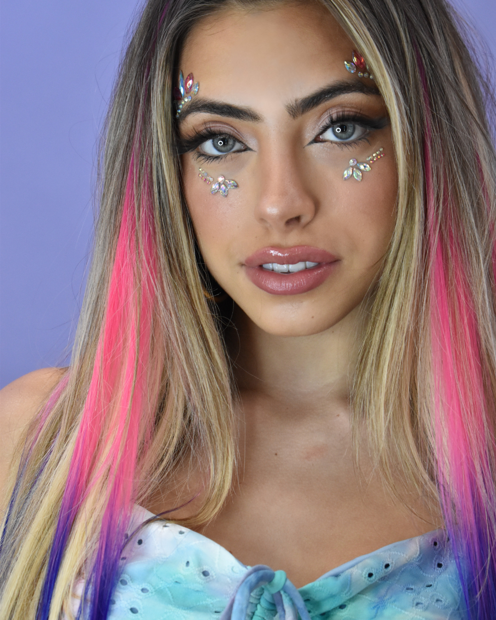 Mystic - Magenta, Pink and Purple Ombré Clip-In Hair Extensions