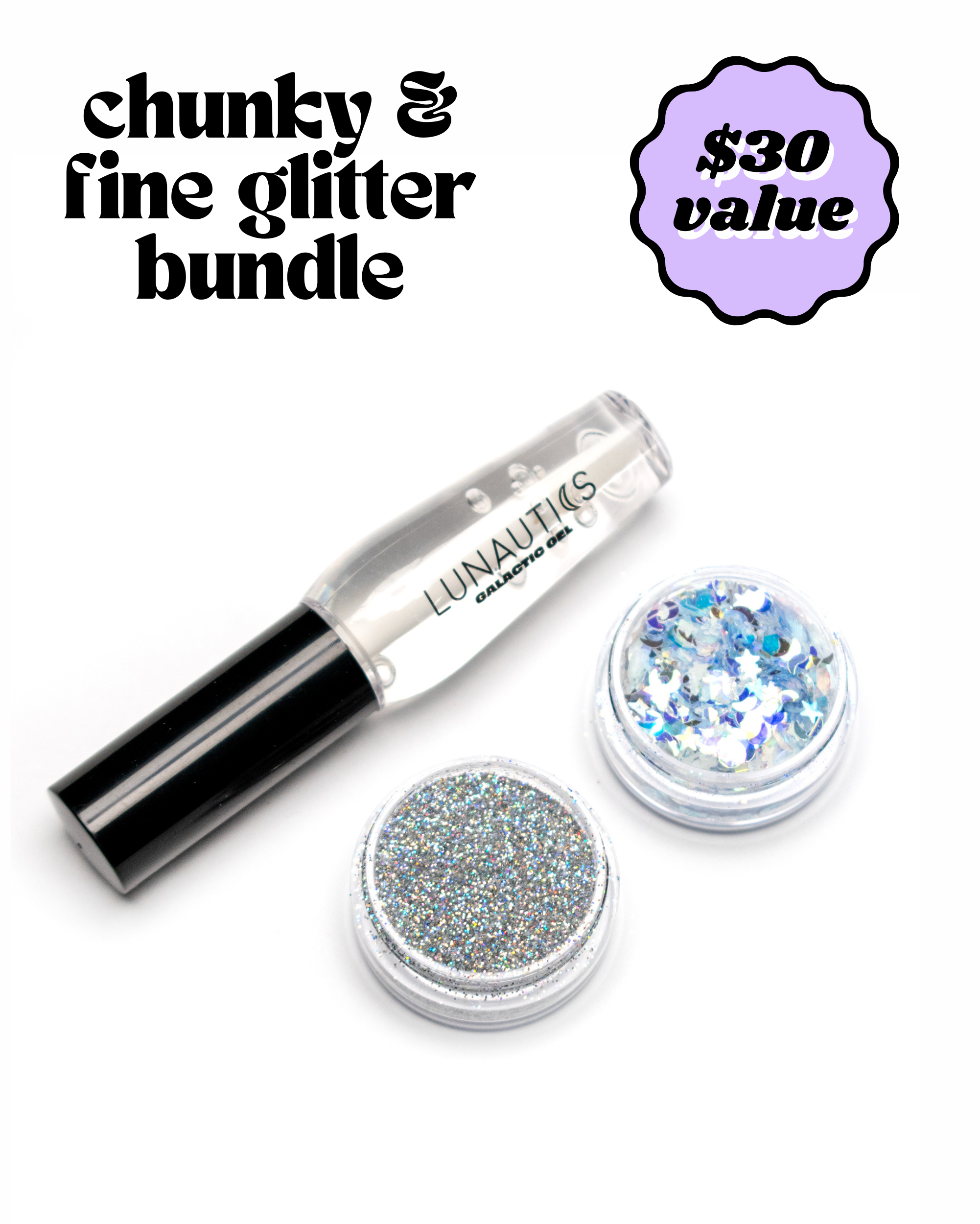 Glitter Bundle - Zenon + Silver Fine