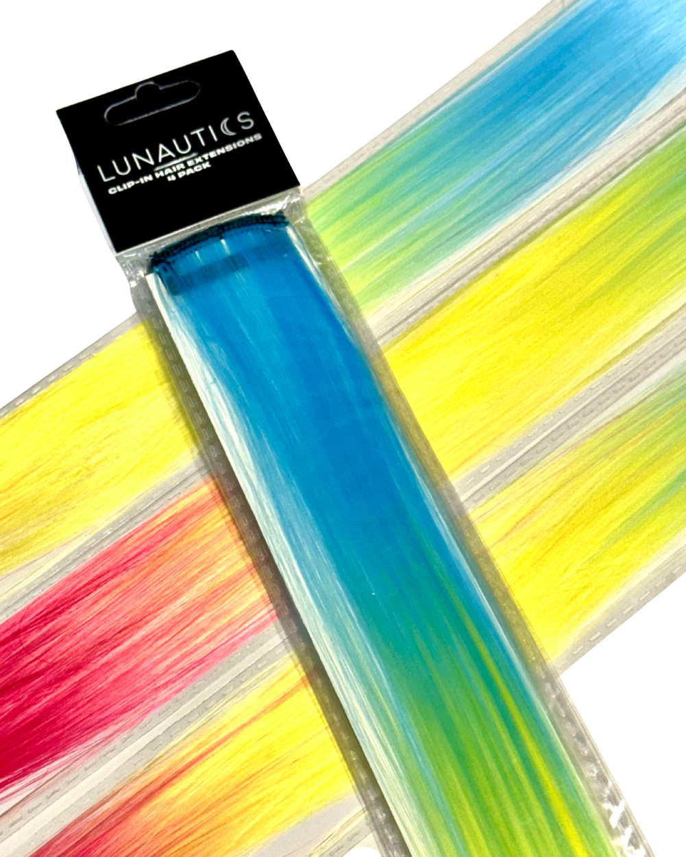 Ombre Rainbow Clip-In Hair Extensions