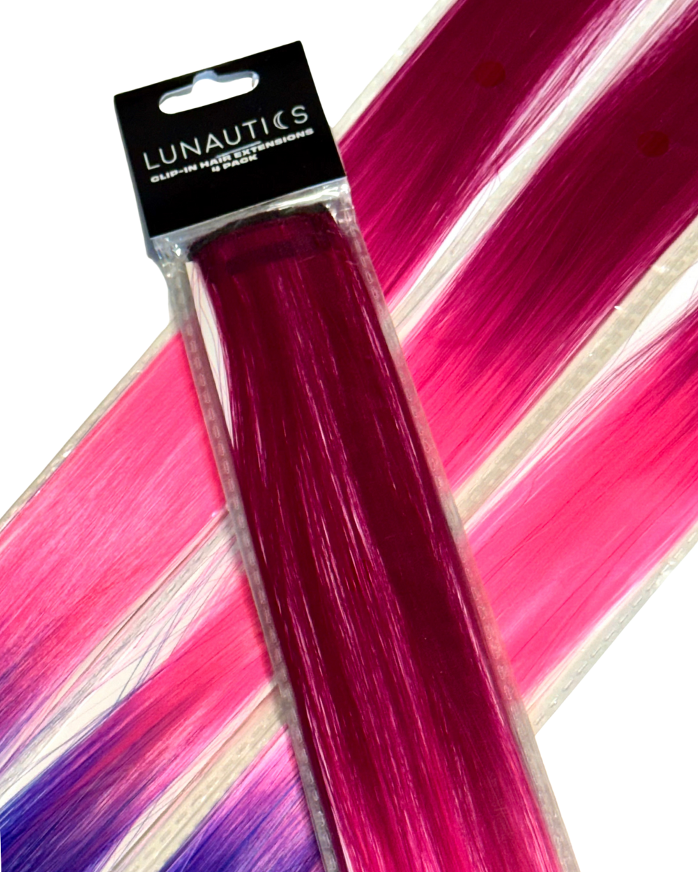 Mystic - Magenta, Pink and Purple Ombré Clip-In Hair Extensions