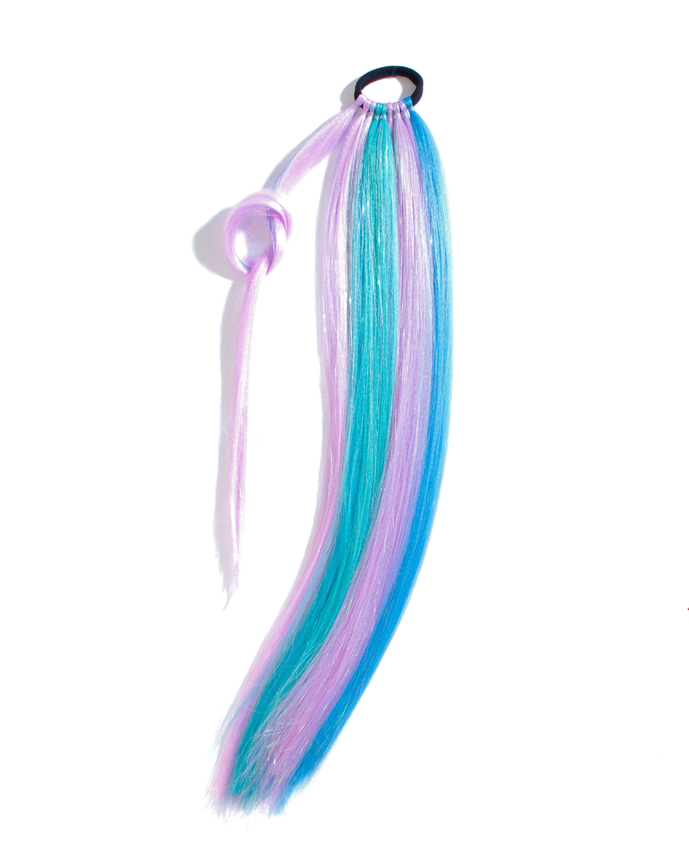 Siren Song - Mermaid Ponytail Hair Extension with Tinsel - Lunautics Ponytail Hair Extension